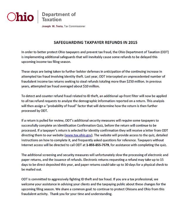 ID Theft Tax Alert