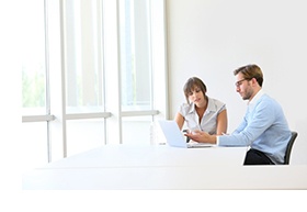 Business partners working on project, copyspace_email.jpg