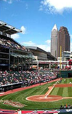Jacob's Field, the home of the Cleveland Indians