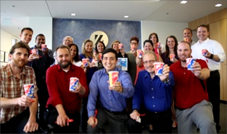 Image of the Zinner team supporting the Children's Miracle Network