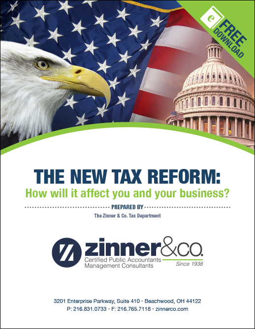 Zinner 2018 Tax Reform Changes 