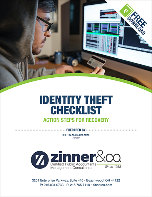 Zinner Identity Theft Checklist Ebook Download