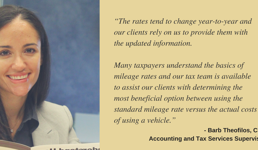 IRS Lowers Mileage Rates for 2017